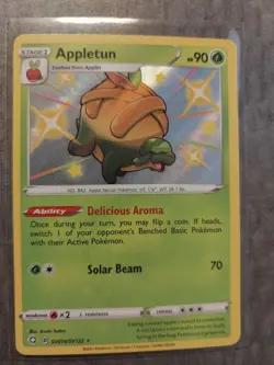 APPLETUN SV014/SV122 RARE SHINY SHINING FATES SHINY VAULT POKEMON HOLO LP - Image 2