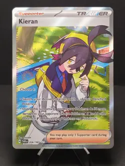 Kieran 206/167 Ultra Rare – Twilight Masquerade Pokemon - Image 1