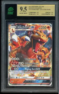 2017 Pokemon Burning Shadows #20 Charizard GX MNT 9.5 Gem Mint - Image 1