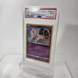 PSA 9 POKEMON SUN & MOON 2019 HIDDEN FATES MEW HOLO BLACK STAR PROMO #SM215 - Image 3