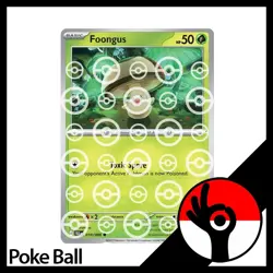 Pokemon TCG: Black Bolt - PokeBall Reverse Holo - 010/086 - Foongus - Image 1