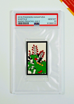 Pokemon PSA 10 Sceptile Hanafuda Mario Pikachu-July 2016 Japanese - Image 1