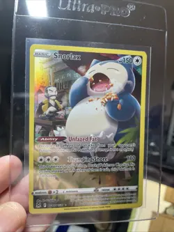 2022 Pokemon SWSH Lost Origin SNORLAX TG10/TG3 Ultra Rare Trainer Gallery - Image 1