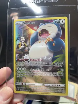 2022 Pokemon SWSH Lost Origin SNORLAX TG10/TG3 Ultra Rare Trainer Gallery - Image 3