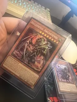 Yugioh - Regenesis Archfiend Secret Rare ALIN-EN016, Near Mint, 1st Edition - Image 3