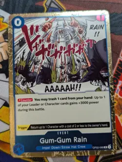 Gum-Gum Rain OP02-068 R - One Piece Card Game - Paramount War - Image 1