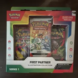 Pokemon First Partner Illustration Collection Series 1 Box 3 Promo Cards - Image 1