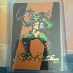 Magic: The Gathering Michelangelo, the Heart Art Card TMNT 35/54 Kirokaze Gold S - Image 1