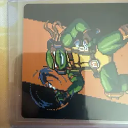 Magic: The Gathering Michelangelo, the Heart Art Card TMNT 35/54 Kirokaze Gold S - Image 2