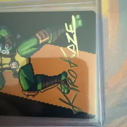 Magic: The Gathering Michelangelo, the Heart Art Card TMNT 35/54 Kirokaze Gold S - Image 3