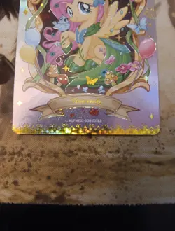 Fluttershy My Little Pony MLP Kayou English Card Moon 2 SGR MLPME02-SGR-005L5 - Image 2