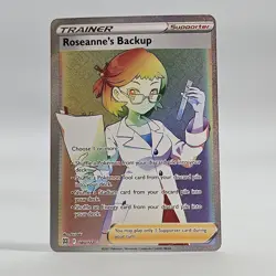 Pokemon Card Roseanne’s Backup 180/172 Full Art Rainbow Brilliant Stars NM - Image 2