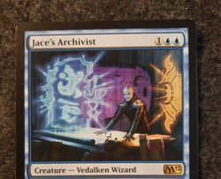 MTG Jace's Archivist - Magic 2012 - NEVER PLAYED NM CARD (DS3D1E8) - Image 3