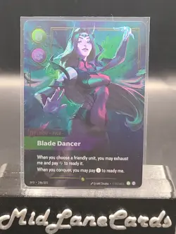 Irelia - Blade Dancer (Overnumbered) (246/221) Riftbound Spiritforged Sick Card! - Image 1