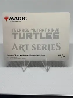 MTG- TMNT Art Series Golden Signature Storm Of Steel 48/54 - Image 2