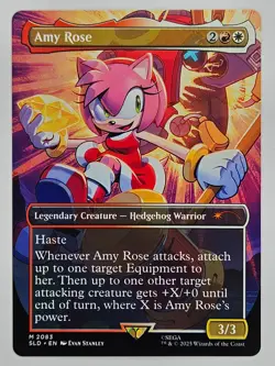 Magic The Gathering - 2083 Amy Rose - Mythic Regular - Sonic Secret Lair - Image 1