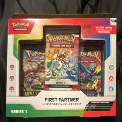 Pokemon First Partner Illustration Collection Series 1 Box Promo Booster English - Image 1