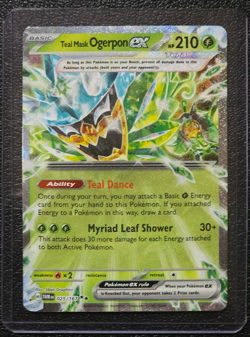 Teal Mask Ogerpon ex 025/167 - Twilight Masquerade - Pokemon TCG - Double Rare - Image 1