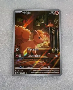 Vulpix 138/132 NM/M Me01 Mega Evolution Illustration Rare Pokemon TCG - Image 1