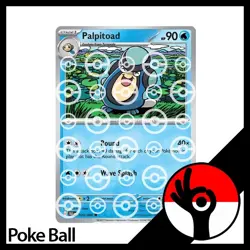 Pokemon TCG: Black Bolt - PokeBall Reverse Holo - 020/086 - Palpitoad - Image 1