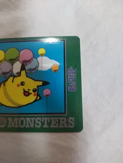 [NM-] Flying Pikachu Japanese Sealdass Bandai Pokemon POCKET MONSTERS 8492 - Image 3