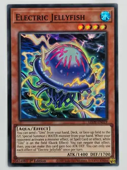 Yu Gi Oh - LED9-EN019 Electric Jellyfish - Super Rare - Image 1