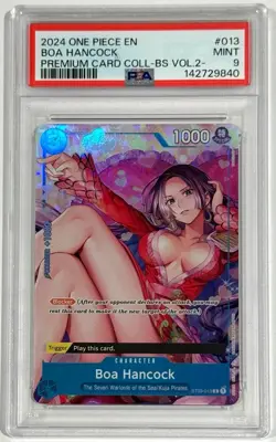 2024 One Piece Boa Hancock ST03-013 Premium PSA 9 Mint English BS Vol. 2 - Image 1