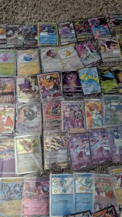 HUGE Pokemon, And More Lot! Ex, Holo, Rare, Illustration Rare! 125+ Cards!! - Image 5