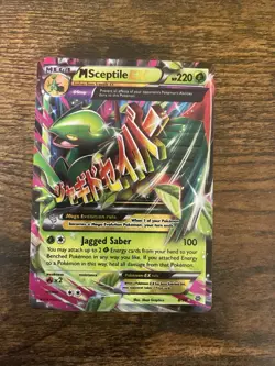 Pokemon TCG EX, Mega EX Holo Card Lot Sceptile EX, M Sceptile EX 2 cards - Image 3