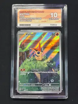 Pokemon TCG Victini SVP 208 Promo Card Victini Illustration ACE 10 - Image 1
