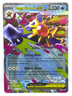 Mega Starmie ex - 021/088 - Pokemon TCG Perfect Order Double Rare Pokemon Card - Image 1