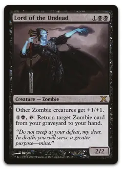 Lord of the Undead #155 (LP) 10th Edition 10E Magic MTG - Image 1