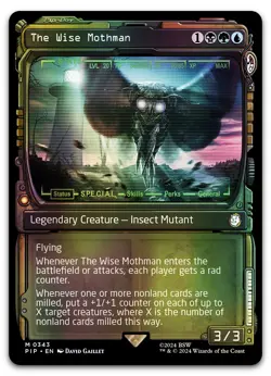 The Wise Mothman (Showcase) #343 (Foil) (NM) Fallout PIP Magic MTG - Image 1