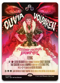 Olivia Voldaren (Showcase) #490 (Foil) (NM) Innistrad Remastered INR Magic MTG - Image 1