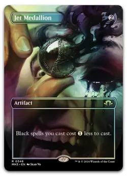 Jet Medallion (Borderless) #346 (Foil) (NM) Modern Horizons 3 MH3 Magic MTG - Image 1