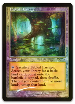 Fabled Passage (Retro Frame) #1 (Foil) (NM) WPN & Gateway Promos WPN Magic MTG - Image 1