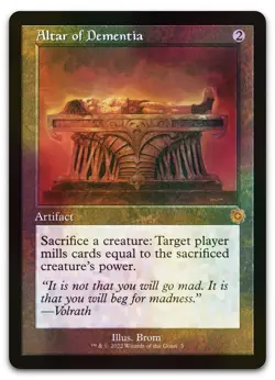 Altar of Dementia #3 (Foil) (NM) Brothers' War BRR Magic MTG - Image 1