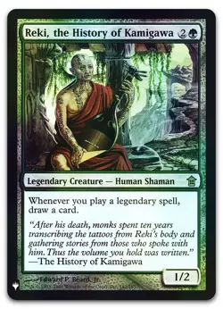 Reki, the History of Kamigawa #142 (Foil) (LP) List Reprints LIST LIST Magic MTG - Image 1
