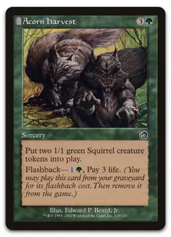 Acorn Harvest #118 (NM) Torment TOR Magic MTG - Image 1