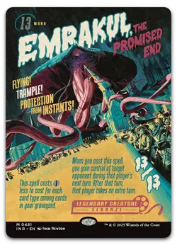 Emrakul, the Promised End (Showcase) #481 NM Innistrad Remastered INR Magic MTG - Image 1