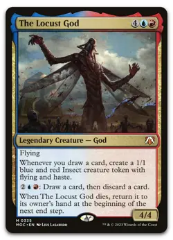 The Locust God #335 (NM) March of the Machine MOC Magic MTG - Image 1