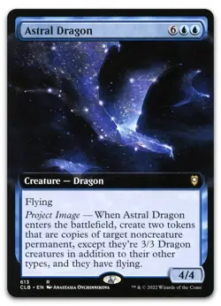 Astral Dragon (Extended Art) #613 (NM) Baldur's Gate CLB Magic MTG - Image 1