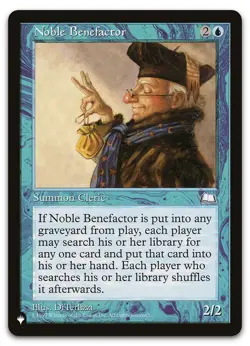 Noble Benefactor (NM) List Reprints LIST LIST Magic MTG - Image 1