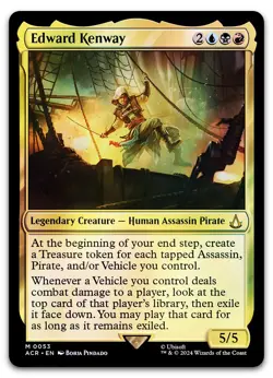Edward Kenway #53 (Foil) (NM) Assassin's Creed ACR Magic MTG - Image 1