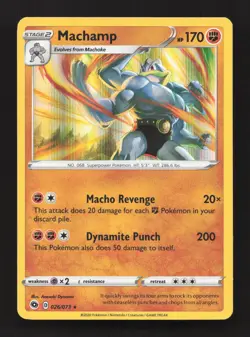 Machamp 026/073 Holo Rare Champion's Path Pokemon Holo Near Mint - Image 1