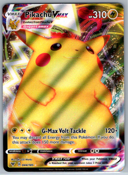 Pokemon Pikachu VMAX Ultra Rare SWSH Vivid Voltage 044/185 NM - Image 1