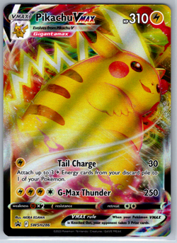 Pokemon Pikachu VMAX SWSH Black Star Promo SWSH286 NM - Image 1
