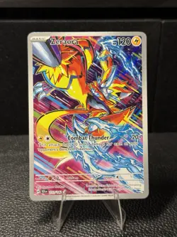 Zeraora 151/142 Sv07: Stellar Crown Holo Pokemon Near Mint - Image 1