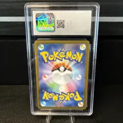 2025 POKEMON JAPANESE GLORY OF TEAM ROCKET #015 ROCKET'S MOLTRES EX HOLO CGC 9 - Image 2