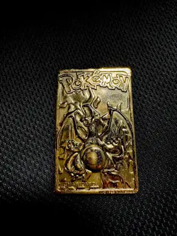Vintage Pokemon Limited Edition 1999 Charizard 23K Gold Plated Trading Card BK - Image 1